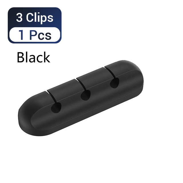 Cable Organizer Silicone Winder USB Charging Cable Organizer Holder For Mouse Keyboard Headphone Wire Organizer Clips Cord