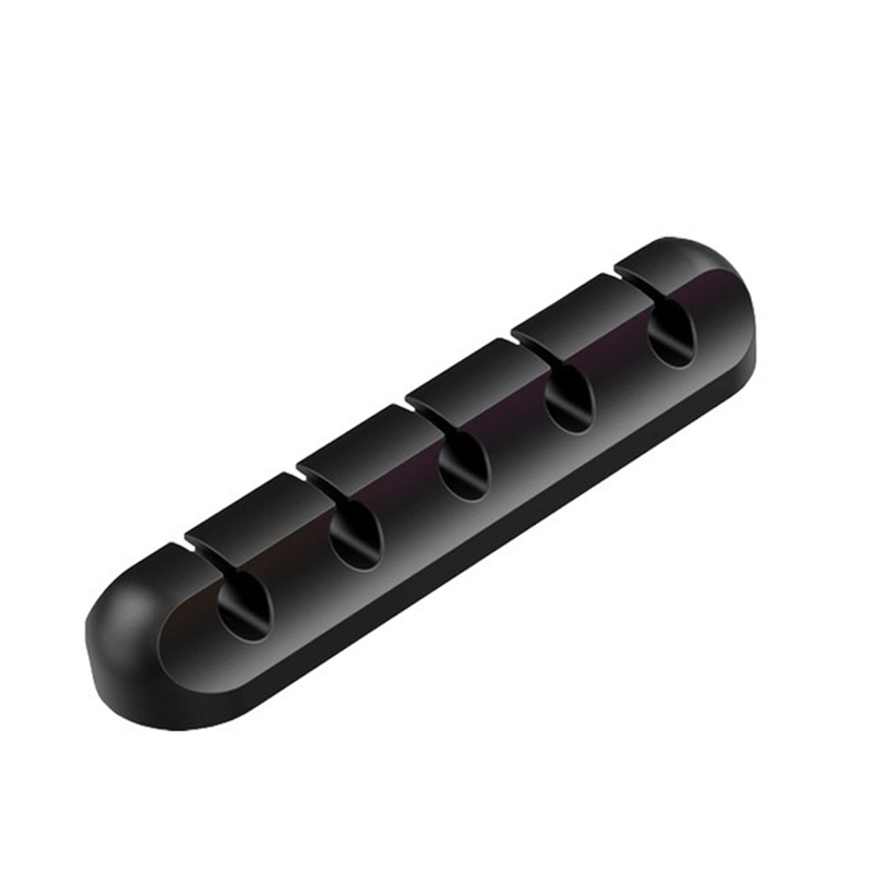 Cable Organizer Silicone USB Cable Winder Desktop Tidy Management Clips Cable Holder for Mouse keyboard Headphone Wire