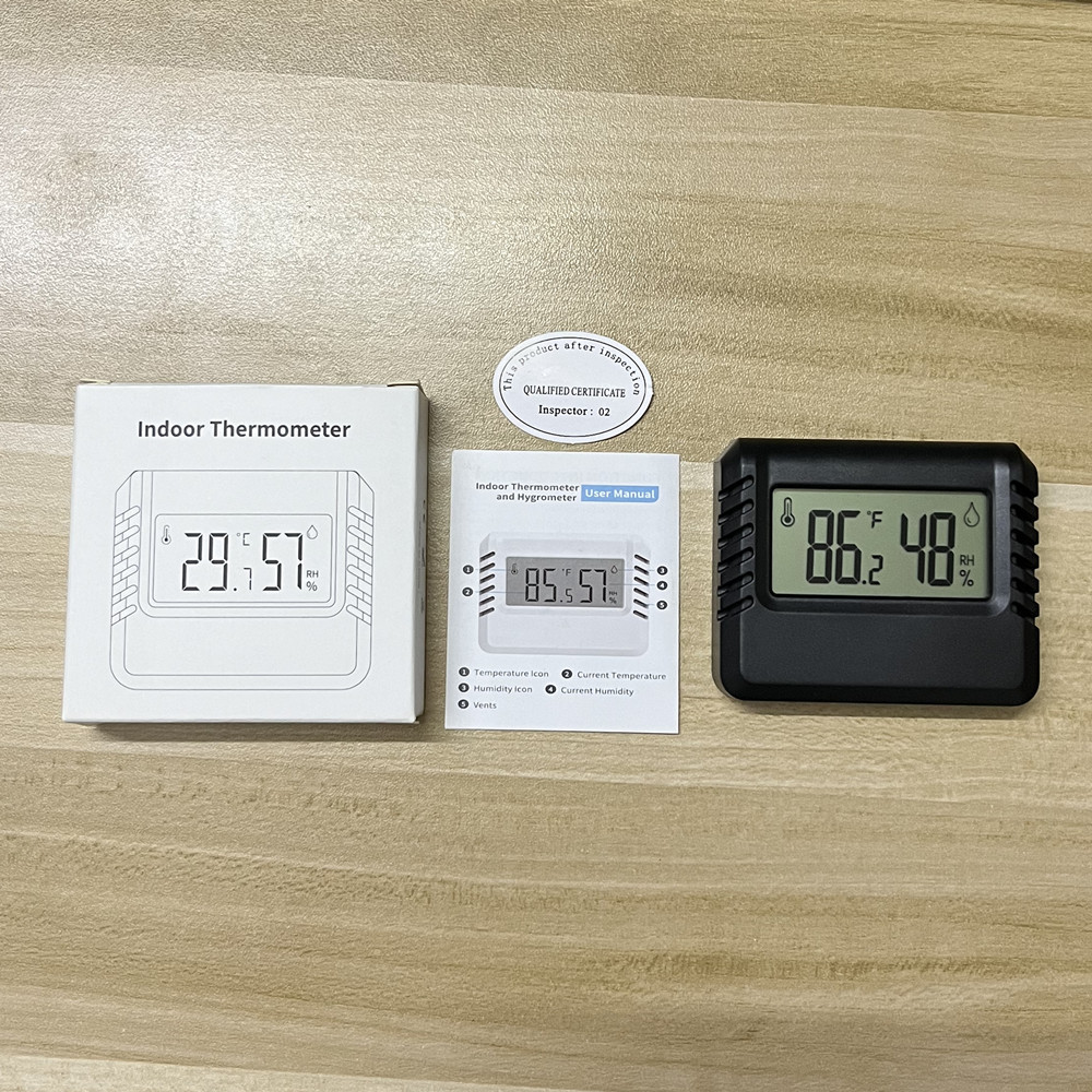 MC01 Digital Thermometer Hygrometer Indoor Outdoor Temperature Humidity Meter ℃/°F LCD Display Sensor Weather Station