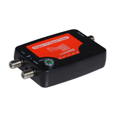 TV Signal Finder LED Display Portable TV Antenna Signal Strength Finder Meter Signal Finding Meter with Compass Alarm Buzzer