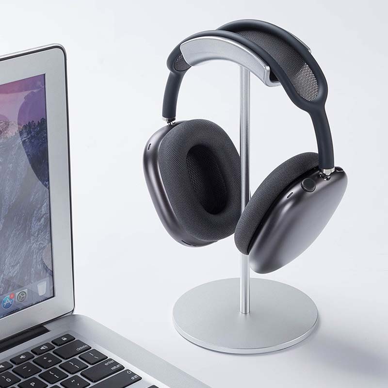 Headworn Aluminum Alloy Earphone Holder For AirPods Max/Beats/Bose/Sennheiser/Audio Technica/AKG Headphone Stand Stylish Non-Slip Headset Holder Bracket