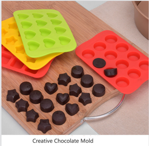 Chocolate Mold DIY Creative Ice Maker Mold Silicone Ice Maker Fruit Ice Maker Bar Kitchen Food Grade Silicone Mold