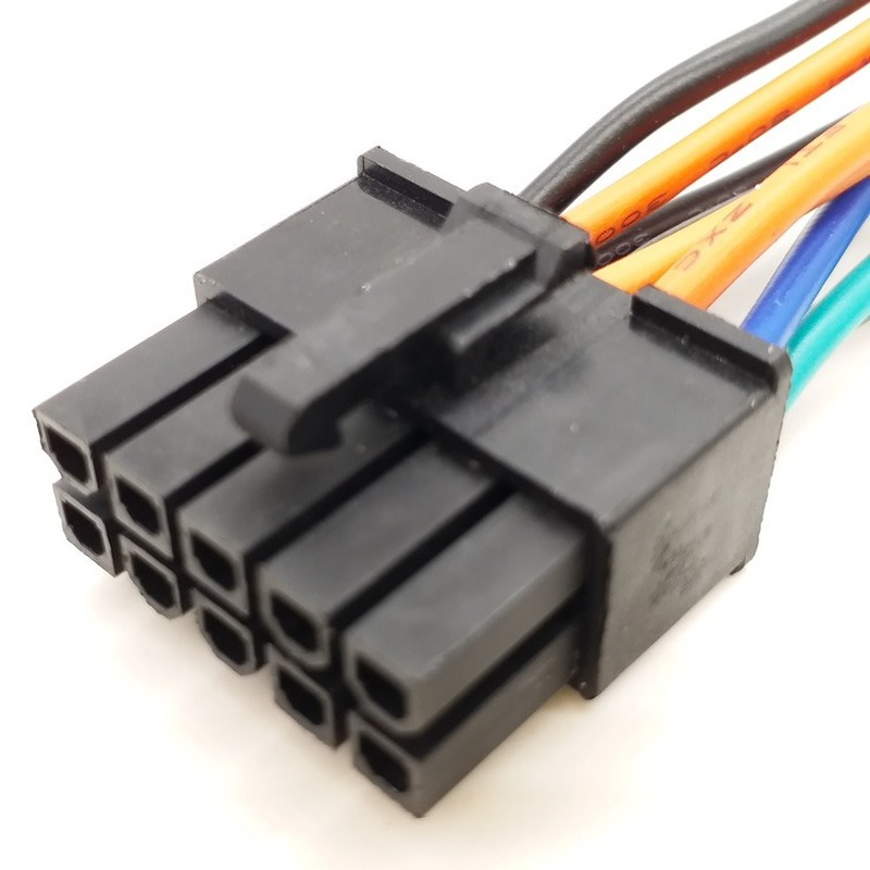 For Lenovo IBM Q77 B75 A75 Q75 Motherboard 18AWG High Quality Power Supply Cable 24pin To 10pin Adapter Power Cable Cord Power Cord