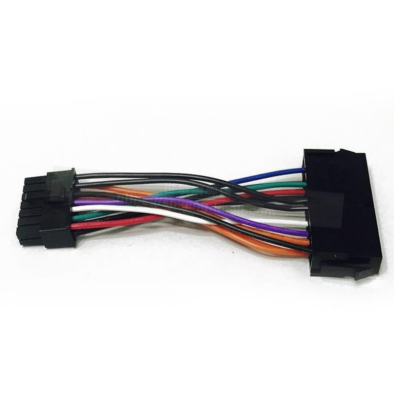 For Lenovo IBM Q77 B75 A75 Q75 Motherboard 18AWG High Quality Power Supply Cable 24pin To 10pin Adapter Power Cable Cord Power Cord