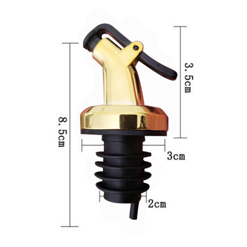 Liquor Dispenser Olive Oil Sprayer ABS Lock Wine Pourers Wine Stopper Leak-proof Nozzle Kitchen Tools Bar Accessories