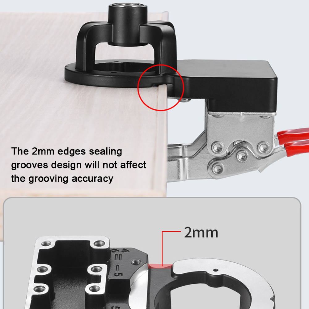 35mm Carpenter Woodworking Hole Opener Hinge Drilling Opener Alloy Hole Puncher Hinge Drilling Tool 15-25mm Clamping Thickness