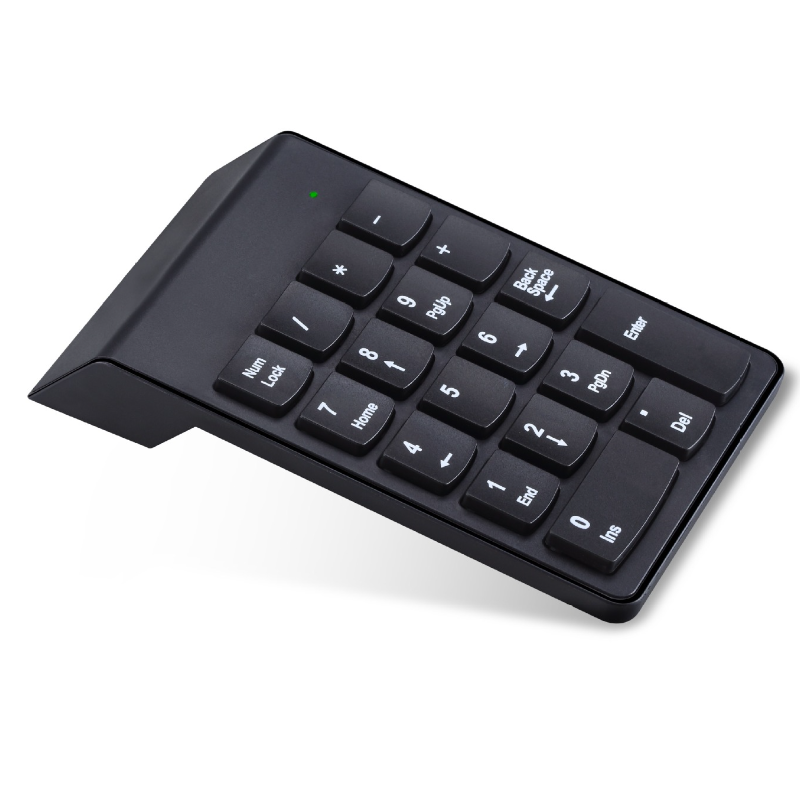 Wireless Number Keyboard Laptop Keyboard 2.4G Wireless Computer Numeric Keypad USB Wireless Mini Keyboard Commercial 18 Keys