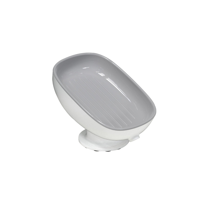 Super Suction Cup Soap Dish Self Draining Soap Holder Not Punched Sponge Container Suitable for Shower Kitchen Bathroom Supplies