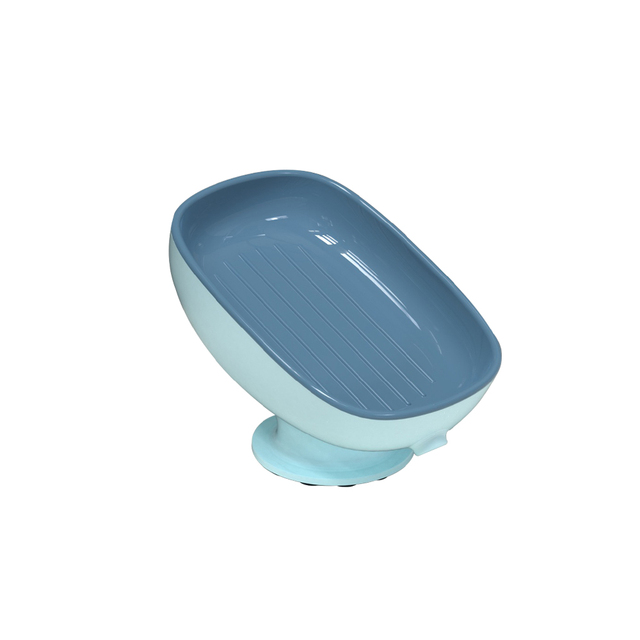 Super Suction Cup Soap Dish Self Draining Soap Holder Not Punched Sponge Container Suitable for Shower Kitchen Bathroom Supplies