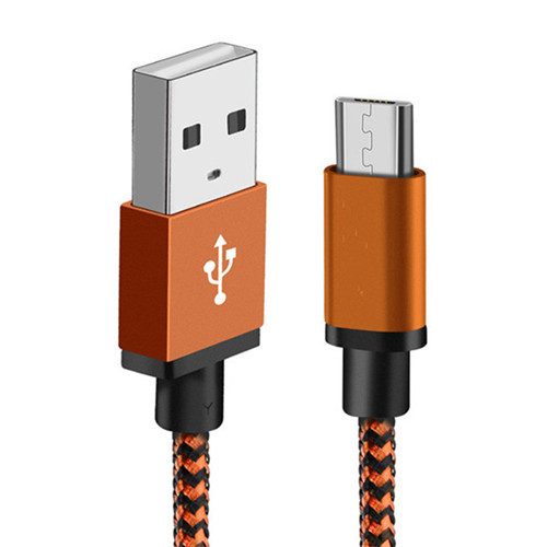 Nylon Braided Micro USB Cable 1m/2m/3m Data Sync USB Charger Cable For Samsung HTC LG huawei xiaomi Android Phone Cables