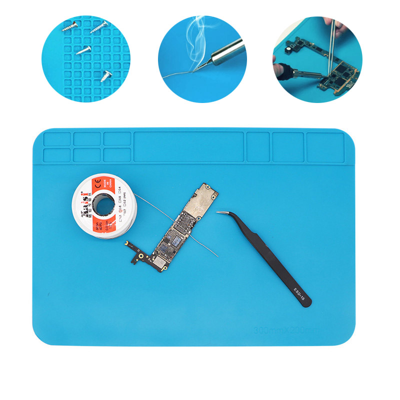 Heat Insulation Woodworking Tools Mat Soldering Station Phone Computer Repair Mat Magnetic Heat-resistant Maintenance Hand Tools