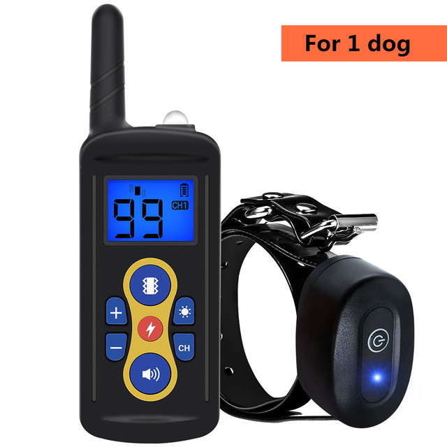 Waterproof Electric Dog Training Collar T-600 Pet Remote Control Rechargeable Bark Stop Receiver Prefessional Training Aids