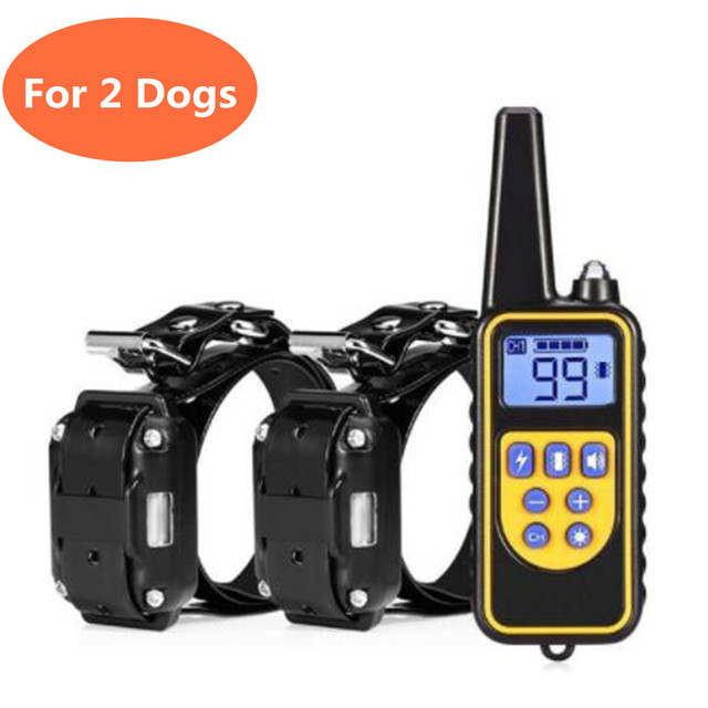 Training Collar Dog 800m Anti Bark Dog Collar Waterproof With Pet GPS Rechargeable Pet Remote Control Electric Collar For Dogs