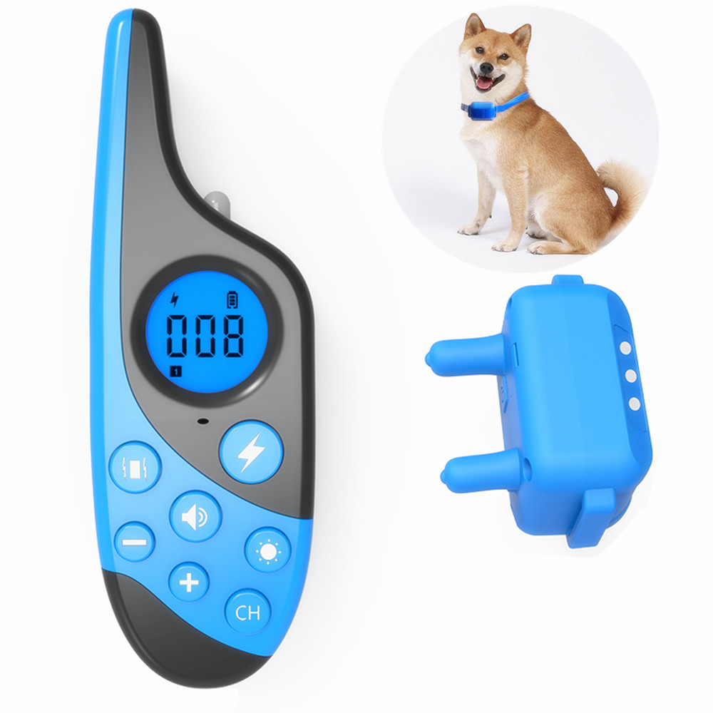 L-668 Dog Training Collar 500M Pet Waterproof Rechargeable Shock Sound Vibration Anti-Bark Remote Control For All Size Dogs
