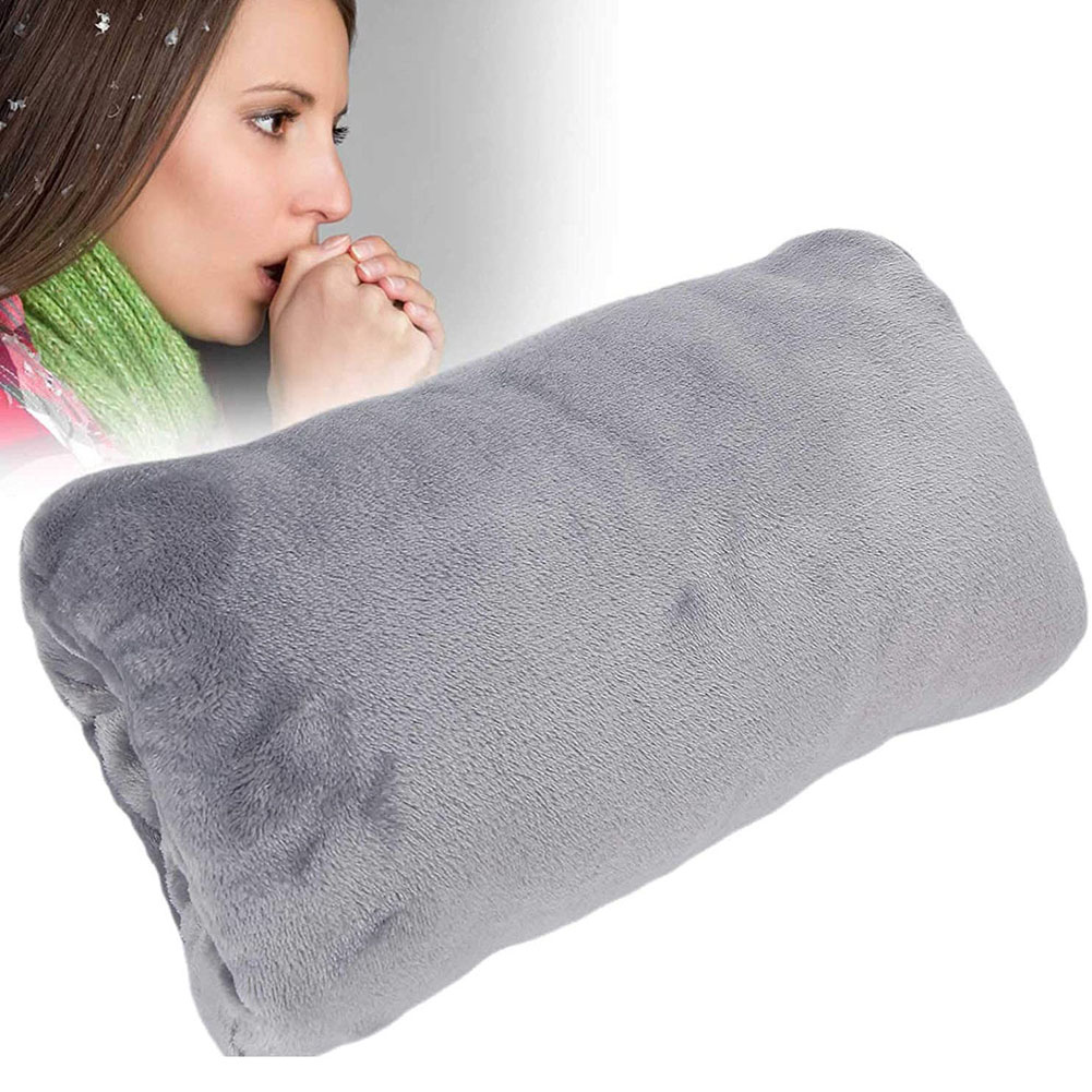 Electric Heating Hand Warmer USB Rechargeable Warm Baby Warm Hand Plush Pillow for Office Home Bedroom Christmas Gifts