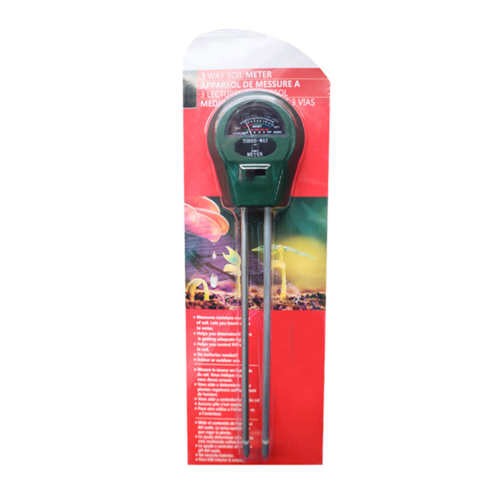 Pointer Soil Tester 3 in 1 Light/ PH/ Moisture Testing Multifunction Soil Test Probe Soil Illumination PH Humidity Meter