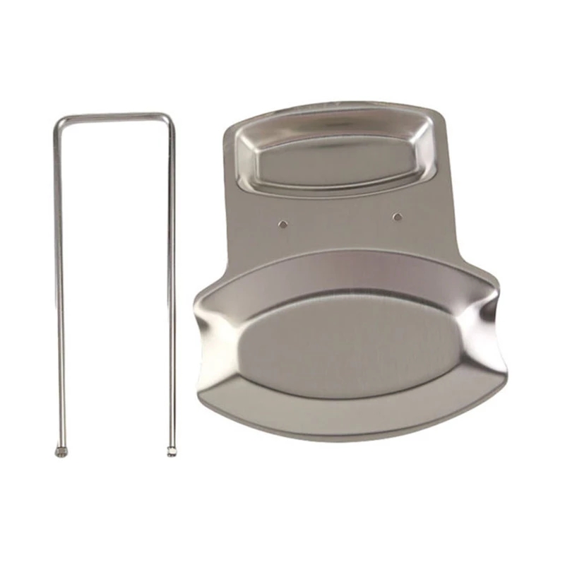 Stainless Steel Pan Pot Cover Lid Rack Stand Kitchen Organizer Spatula Holder Spoon Rest Pot Lid Shelf Kitchen Accessories