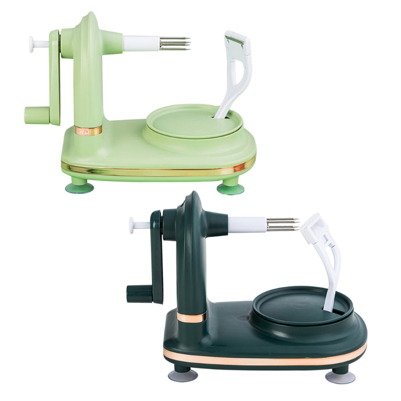 Fruit Apples Peeler Machine Apples Peeler Slicer Manual Rotating Kitchen Tool Kitchen Peeling Machine for Apples Citrus