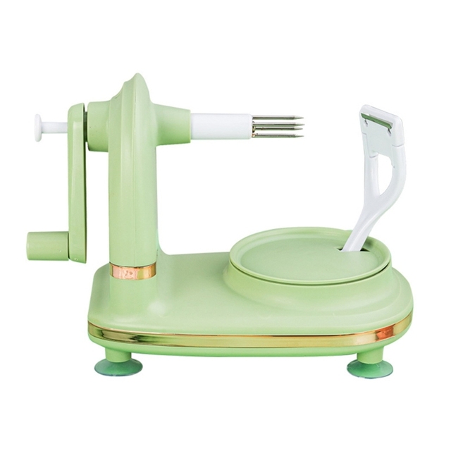 Fruit Apples Peeler Machine Apples Peeler Slicer Manual Rotating Kitchen Tool Kitchen Peeling Machine for Apples Citrus