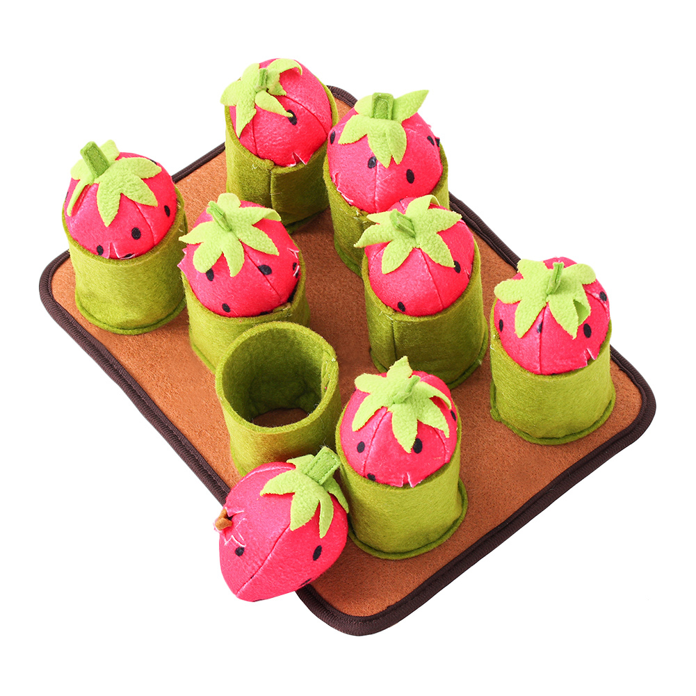 Interactive IQ Dog Cat Snuffle Mat Puzzle Seek Food Feeder Chew Educational Toys Stress Release Pet Nose Pad