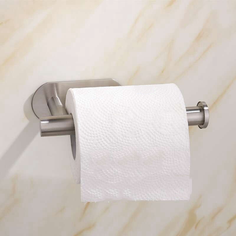 Wall Mount Paper Towel Holder Stainless Steel Bathroom Kitchen Roll Paper Rack Tissue Towel Accessories Rack Holders
