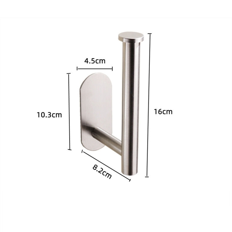 Wall Mount Paper Towel Holder Stainless Steel Bathroom Kitchen Roll Paper Rack Tissue Towel Accessories Rack Holders