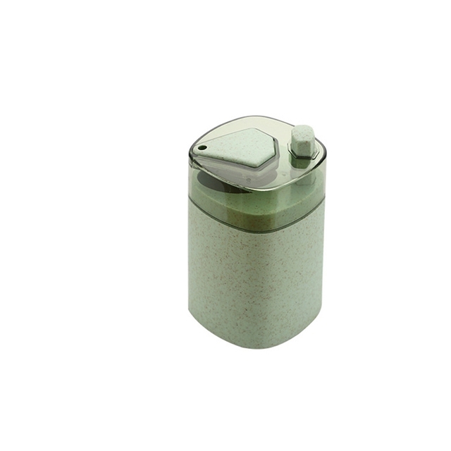 Automatic Toothpick Holder Container Wheat Straw Household Table Toothpick Storage Box Toothpick Dispenser