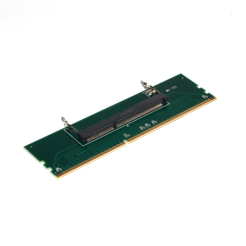 DDR3 Laptop Memory Riser Card RAM To Desktop Adapter Card Memory Tester So DiMM To DDR4 Converter Desktop PC Memory Cards Converter Adaptor