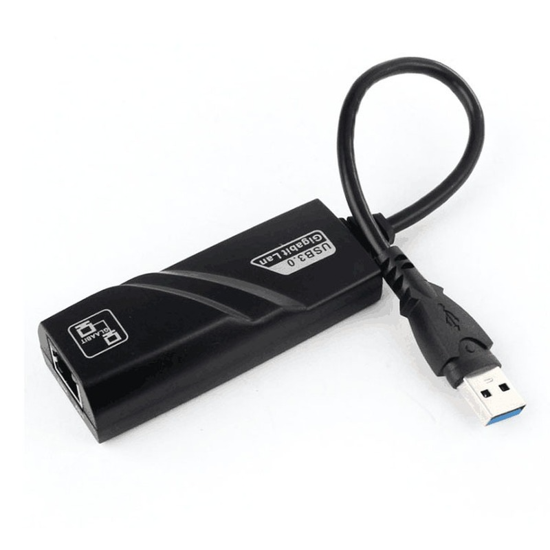 For PC Notebook Wired USB 3.0 To Gigabit Ethernet RJ45 LAN (10/100) Mbps Network Adapter Ethernet Network Card