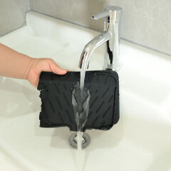 Bathroom Silicone Faucet Absorbent Mat Sink Splash-Proof Pads for Kitchen Washbasin Faucet Water Catcher Mat Drying Mats Trays