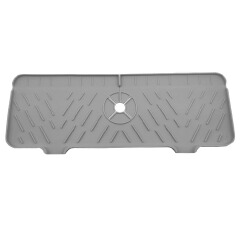 Bathroom Silicone Faucet Absorbent Mat Sink Splash-Proof Pads for Kitchen Washbasin Faucet Water Catcher Mat Drying Mats Trays