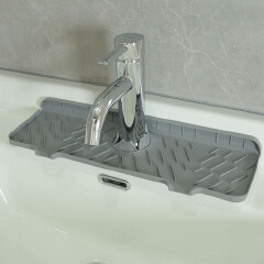 Bathroom Silicone Faucet Absorbent Mat Sink Splash-Proof Pads for Kitchen Washbasin Faucet Water Catcher Mat Drying Mats Trays