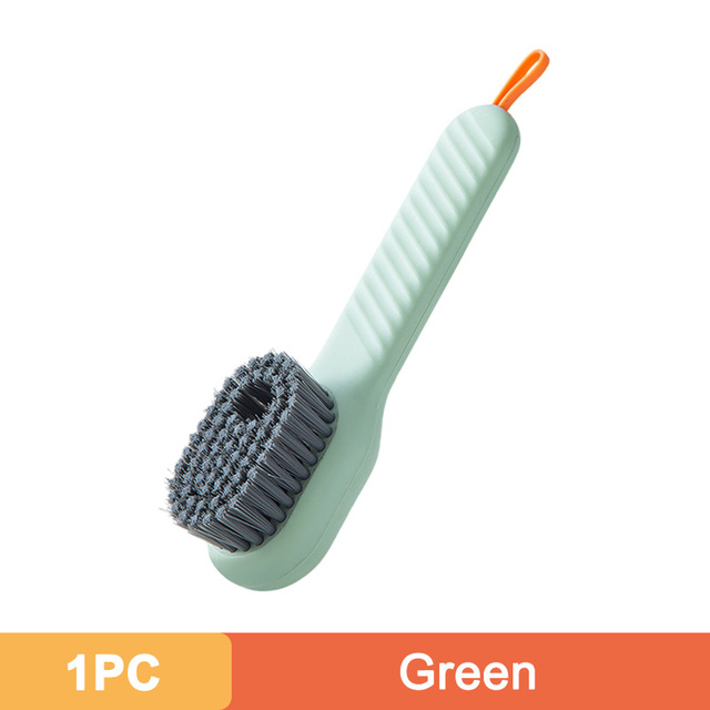 Shoe Cleaning Brush Sneaker Soft Scrub Brush Automatic Liquid Ergonomics Handle for Household Cleaning Care Essentials