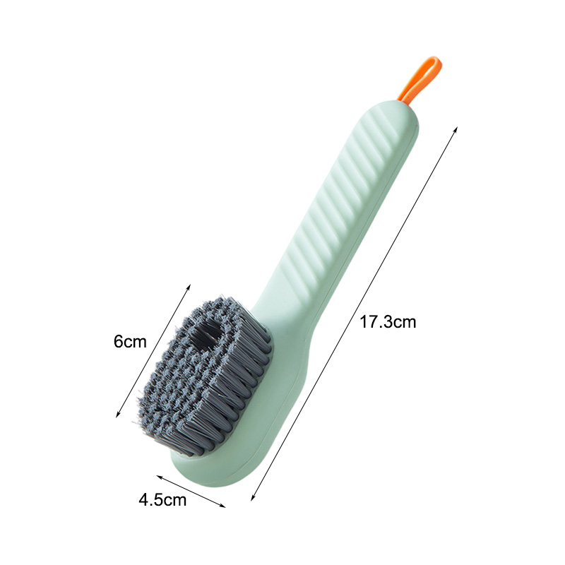 Shoe Cleaning Brush Sneaker Soft Scrub Brush Automatic Liquid Ergonomics Handle for Household Cleaning Care Essentials