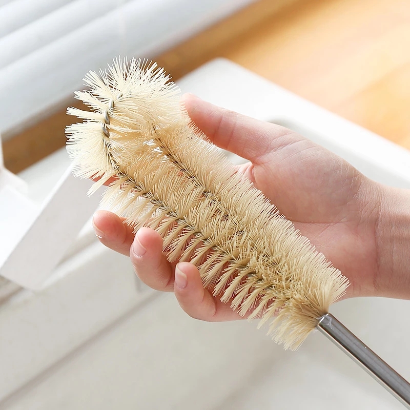 Wooden Handle Cup Brush Drink Mug Wineglass Bottle Glass Cup Brush Cup Scrubber Baby Bottle Brush Kitchen Cleaning Brush