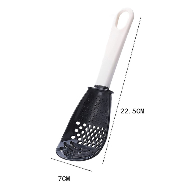 Cooking Spoon Kitchen Colander Multifunctional Spoon To Cut Garlic Hanging Hole Innovative Potato Garlic Press Kitchen Accessory