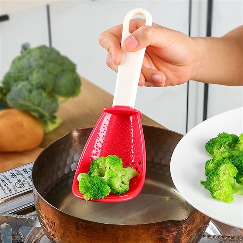 Cooking Spoon Kitchen Colander Multifunctional Spoon To Cut Garlic Hanging Hole Innovative Potato Garlic Press Kitchen Accessory