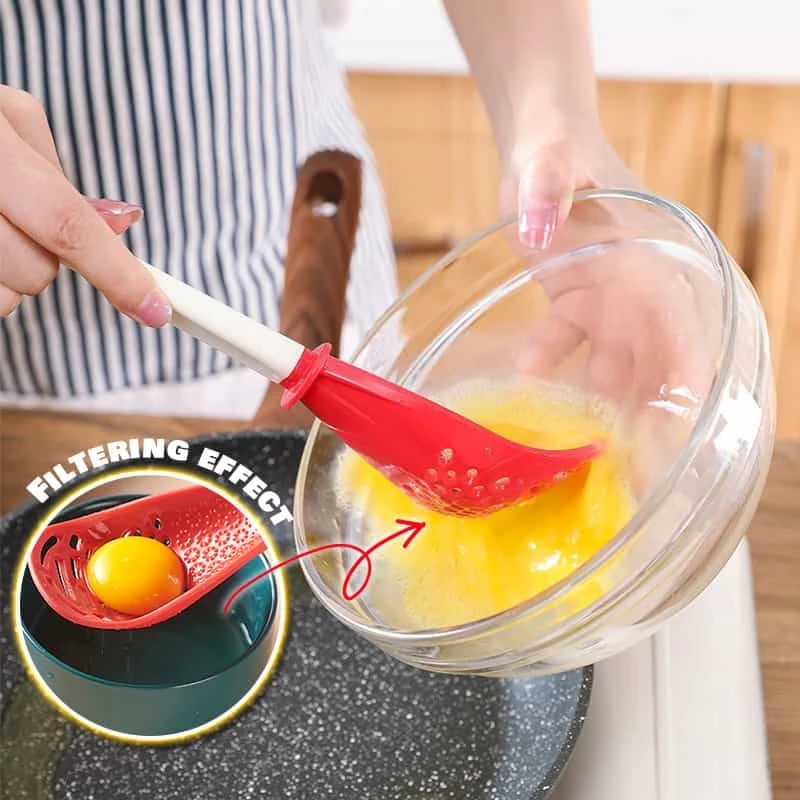 Cooking Spoon Kitchen Colander Multifunctional Spoon To Cut Garlic Hanging Hole Innovative Potato Garlic Press Kitchen Accessory
