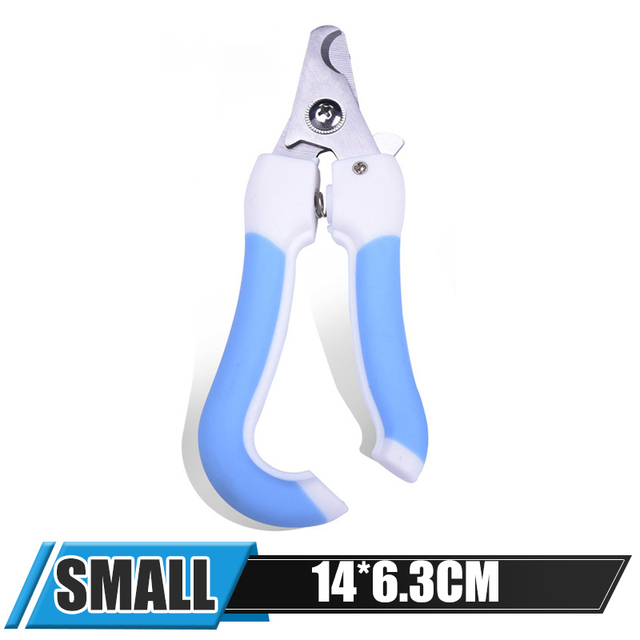 Pet Nail Clipper Scissors Pet Dog Cat Nail Toe Claw Clippers Scissors Trimmer Grooming Tools for Animals S/L Size Pet Supplies