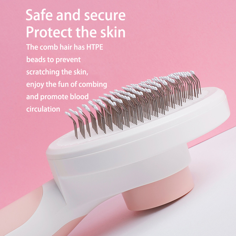Cat Brush Dog Comb Hair Remove Pet Hair Comb Self Cleaning Slicker Brush For Cats Dogs Removes Tangled Hair Beauty Products