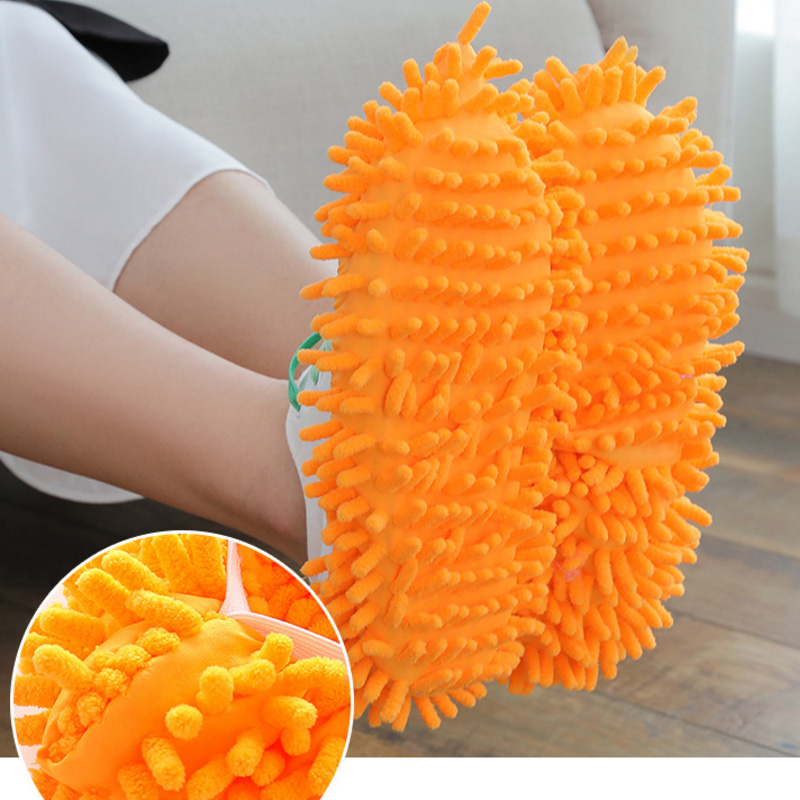 Cleaning Mopping Tool Dust Cleaner Mop Slippers Lazy Shoes Cover Reusable Microfiber Foot Socks Floor Easy Cleaning Tool Home Gadgets Kitchen Accessories