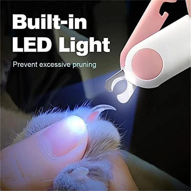 1Pc Mini Cat Dogs Nail Clipper Cutter with Led Light Scissors Suit for Dog Grooming Tool Trimmer Pet Nail Clippers Products
