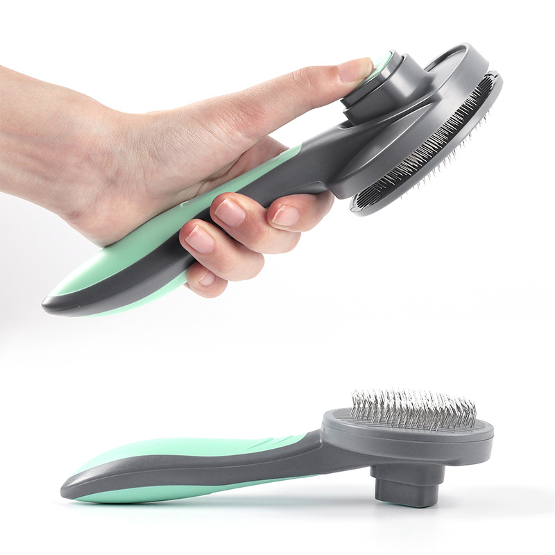 Pet Hair Removal Comb Grooming Dog Cat Flea Comb Cleaning Remove Floating Hair Comb Needle Massage Cleaner Brush Pet Products
