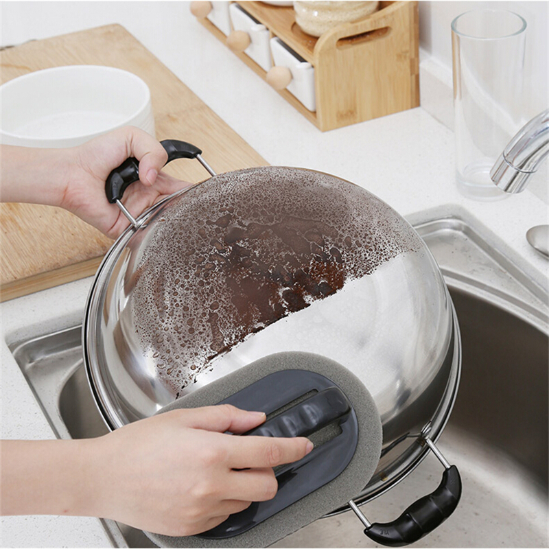 Strong Decontamination Bath Brush Removing Rust Eraser Sponge Tiles Brush Cleaning Tools Kitchen Goods Bowl Cleaning Utensils For Kitchen