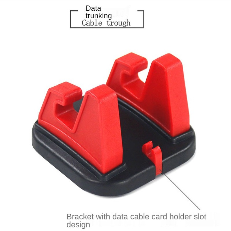 Universal Car Phone Holder Mobile Phone Holder 360 Degree Rotation Cell Mobile Phone Desktop Stand Antiskid Soft Silicone Holder for Phone In Car Navigation bracket