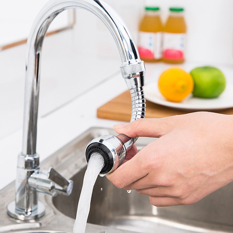 2 Modes 360 Rotatable Faucet Extender Booster Water Saver Water Tap Filter Kitchen Gadgets Supplies Switch Extender Faucet Anti-rust