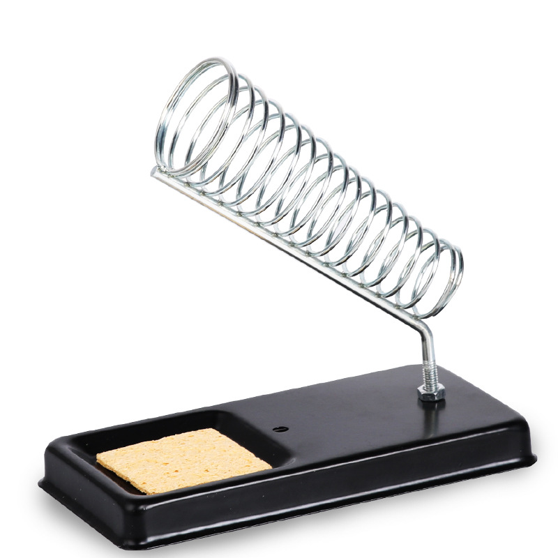 Portable Soldering Iron Stand Holder Soldering Tin Stand with Welding Cleaning Sponge Electric Soldering Iron Accessories