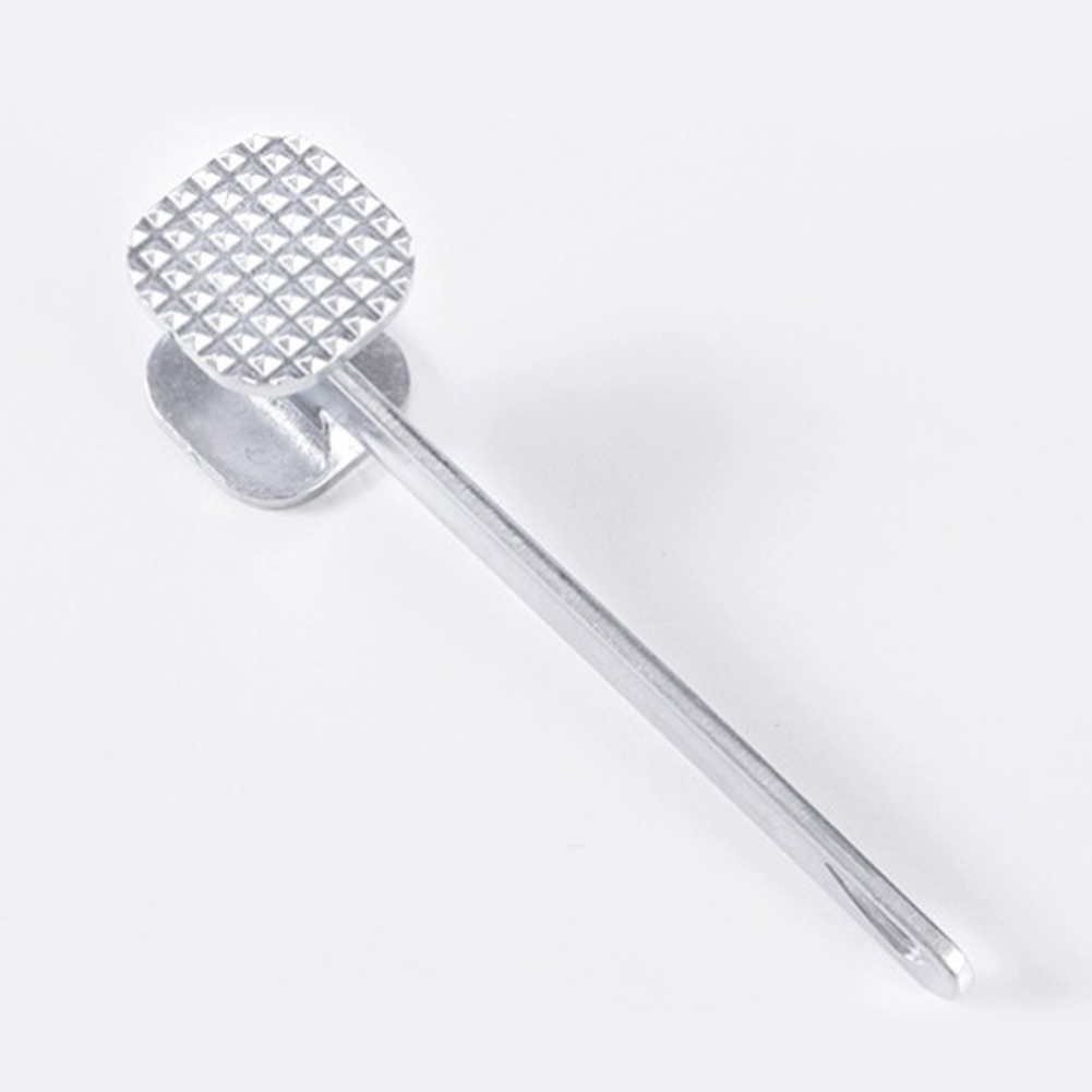 Double-sided Meat Hammer Portable Steak Pork Pounders Aluminum Alloy Knock Loose Beef Hammer Multifunctional for Kitchen Gadgets