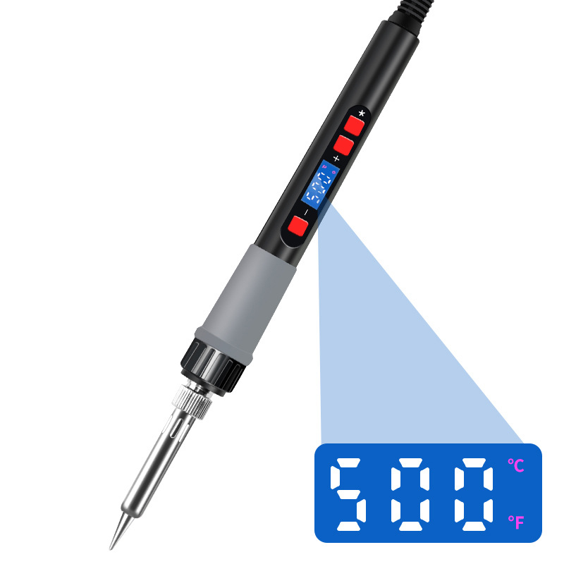 Adjustable Temperature Digital Electric Soldering Iron 220V 110V 80W Welding Solder Rework Station Heat Pencil Tips Repair Tool