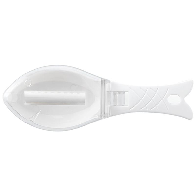 Kitchen Gadgets Plastic Fish Scale Scraping Tool Kitchen Accessories Fish Scale Remover Knife Cleaning Peeler Practical Plastic Creative Seafood Cooking Tools